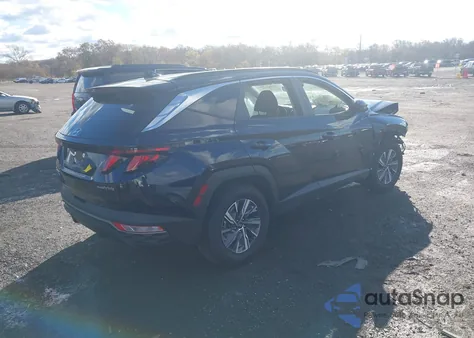 2024 Hyundai Tucson Hybrid Blue from USA, damaged, VIN KM8JBCD14RU229446